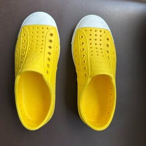 Native Shoes Kids Yellow Water Shoes